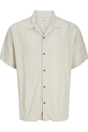 JJEJEFF SOLID RESORT SHIRT S/S SN 12268443