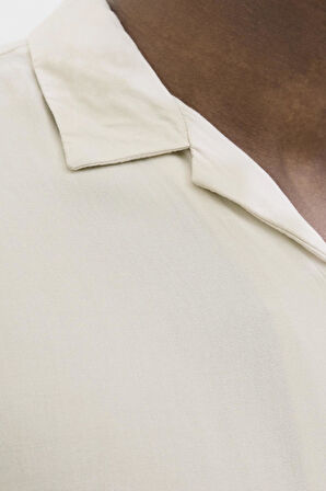JJEJEFF SOLID RESORT SHIRT S/S SN 12268443