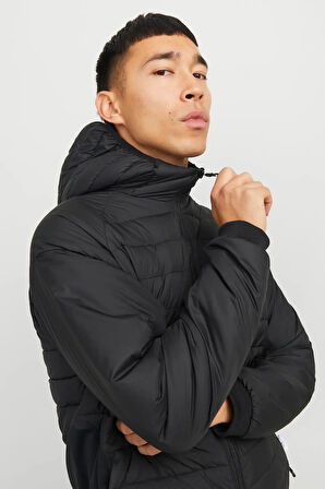 Jack & Jones Hibrit Günlük Erkek Siyah Ceket Mont - 12268511