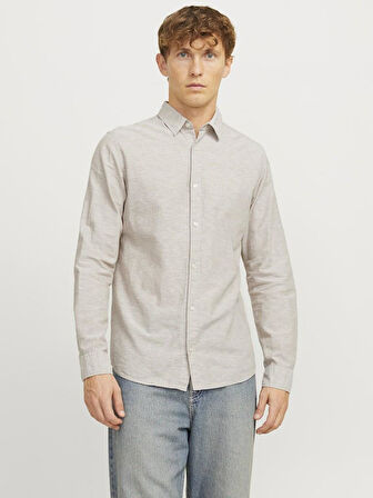 Jack Jones Breeze Keten Slım Fit Erkek Gömlek 12268964