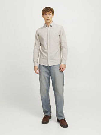 Jack Jones Breeze Keten Slım Fit Erkek Gömlek 12268964