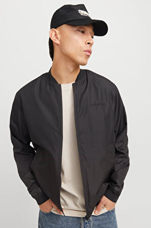 Jack & Jones Erkek Jjzack Bomber Ceket 12269097 Siyah