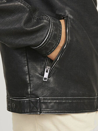 Jack Jones Rocky Washed Pu Suni Deri Erkek Ceket 12273226