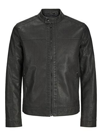 Jack Jones Warner Washed Pu Suni Deri Erkek Ceket 12273244