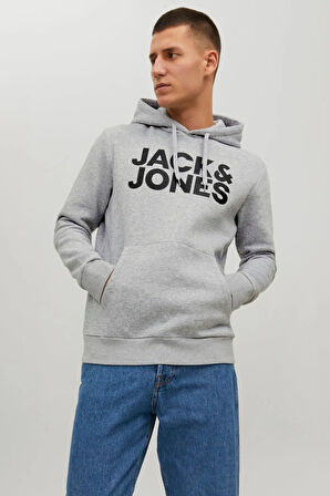 Jack & Jones Erkek Gri Sweatshırt (Model Kodu: 12152840 )