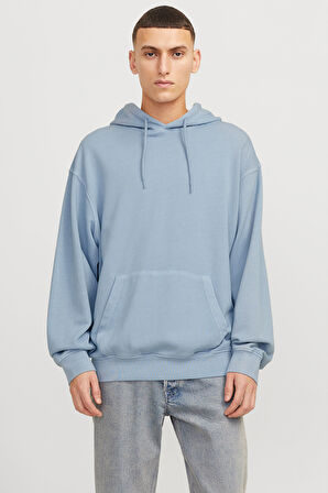 Jack & Jones 12268272 Erkek  Açık Mavi Sweatshirt
