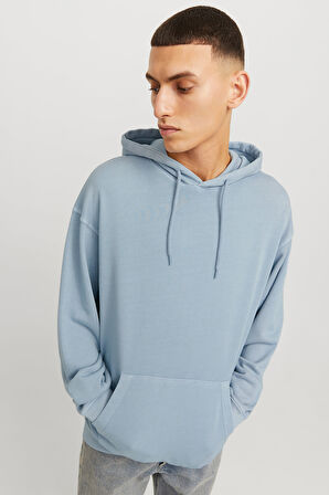 Jack & Jones 12268272 Erkek  Açık Mavi Sweatshirt