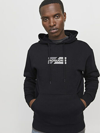 Jack Jones Corp Graphıc Regular Fit Kapişonlu Erkek Sweat 12268422