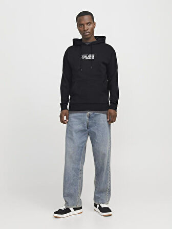 Jack Jones Corp Graphıc Regular Fit Kapişonlu Erkek Sweat 12268422