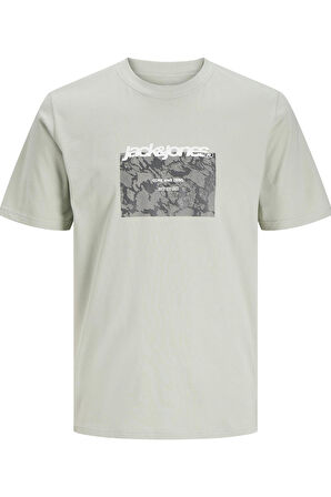 JCOTARMAC CAMO FRONT TEE SS CREW NECK LN YEŞİL