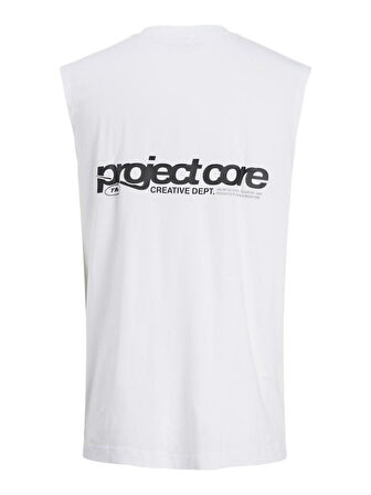 Jack Jones Unuon Prınt Kolsuz Erkek Tişört 12273446