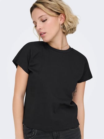 ONLERICA S/S TOP JRS NOOS Kadın Siyah T-Shirt - 15308926