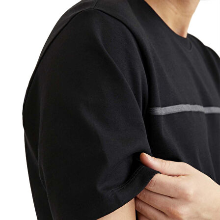 Jack & Jones 12273120 Jcofusion Full Branding Tee Ss Crew Siyah