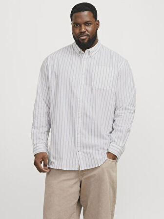 Jack Jones Oxford Plus Büyük Beden Erkek Gömlek 12286178
