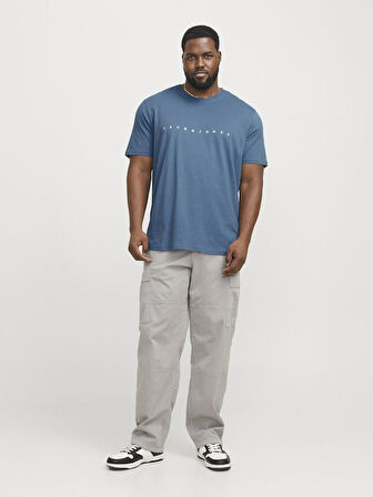 Jack Yones Star Büyük Beden Erkek Tişört 12243625