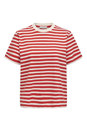 Only Onllivina Stripe Tee Jrs Noos Kadın T-shirt 15272227