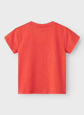 Name İt Baskılı Somon Erkek Çocuk T-Shirt 13241295