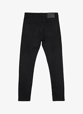 Only & Sons Normal Bel Dar Siyah Erkek Denim Pantolon ONSLOOM SLIM BLK 8637 MAT DNM