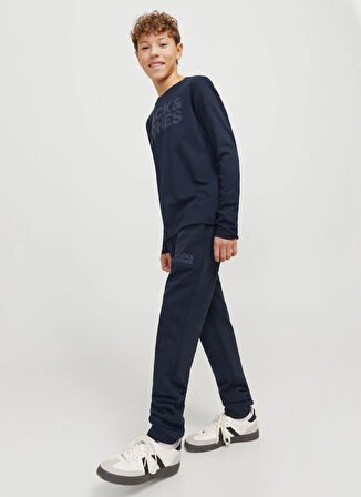Jack & Jones Lastikli Paça Lacivert Erkek Çocuk Eşofman Altı 12179798