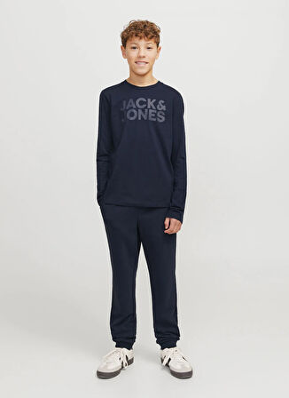 Jack & Jones Lastikli Paça Lacivert Erkek Çocuk Eşofman Altı 12179798