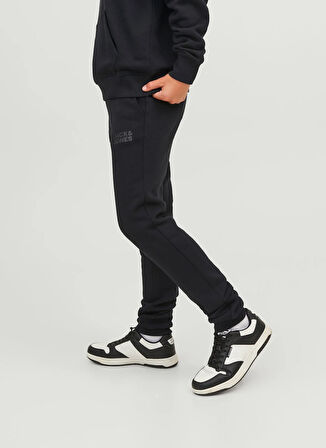 Jack & Jones Lastikli Paça Siyah Erkek Çocuk Eşofman Altı 12179798