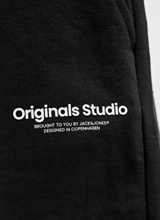 Jack & Jones Lastikli Bel Normal Siyah Erkek Çocuk Şort 12254196