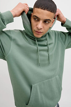 Jack & Jones Jjecharge Faded Erkek Sweatshirt