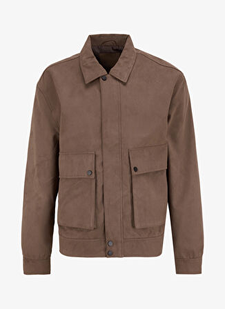 Only & Sons Normal Kahve Erkek Ceket ONSYUKI FAKE SUEDE JACKET OTW