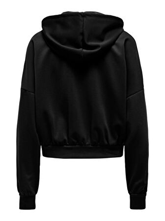 Only Kadın Kapüşonlu Fermuarlı Sweatshirt - 15339813