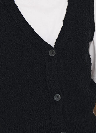 Only Siyah Kadın Yelek ONLALVILDA SL WAISTCOAT CC KNT