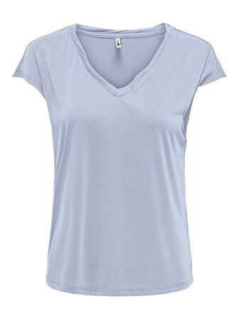 Only Kadın Regular Fit V Yaka Basic T-Shirt - 15326642