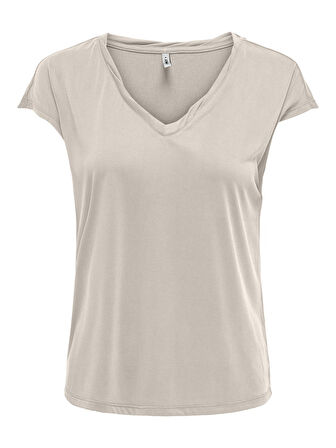 Only Kadın Regular Fit V Yaka Basic T-Shirt - 15326642