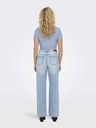 Only Onlbetty Life Ss O-Neck Kadın Crop T-shirt 15311891