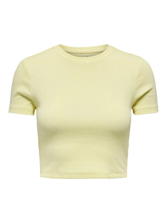Only Onlbetty Life Ss O-Neck Kadın Crop T-shirt 15311891