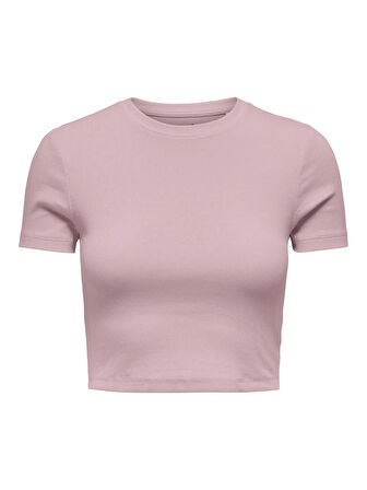 Only Onlbetty Life Ss O-Neck Kadın Crop T-shirt 15311891