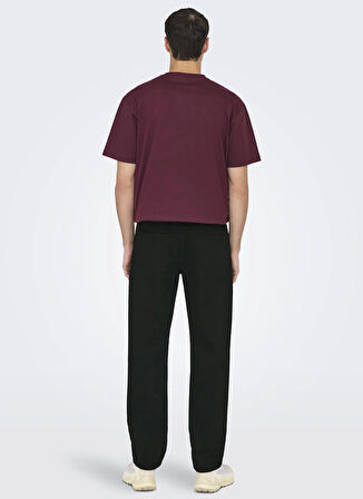 Only & Sons Orta Bel Rahat Siyah Erkek Denim Pantolon ONSEDGE STAY BLACK 3425 AZG DNM NOO