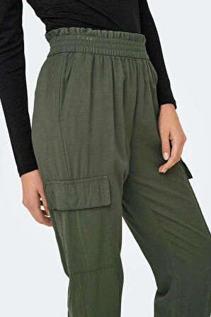 ONLARIS LIFE HW PB CARGO PANT CC WVN HAKİ