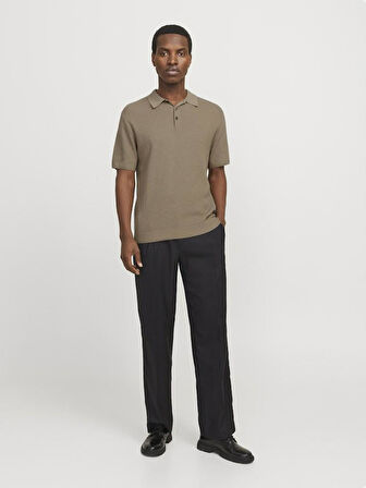 Jack Jones Cooper Knıt Triko Polo Yaka Erkek Tişört 12271483