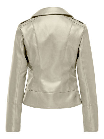 Only Onlkristel Faux Leather Biker Kadın Deri Ceket 15336105