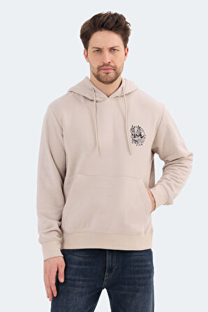 Jack & Jones 12275152 Erkek  Bej Sweatshirt