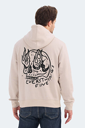 Jack & Jones 12275152 Erkek  Bej Sweatshirt