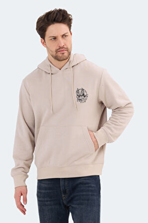 Jack & Jones 12275152 Erkek  Bej Sweatshirt