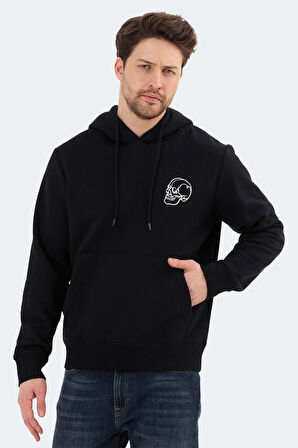 Jack & Jones 12275152 Erkek  Siyah Sweatshirt