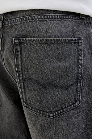 Jack & Jones Erkek Jjıtony Rahat Kesim Jean Şort 12269533 Siyah