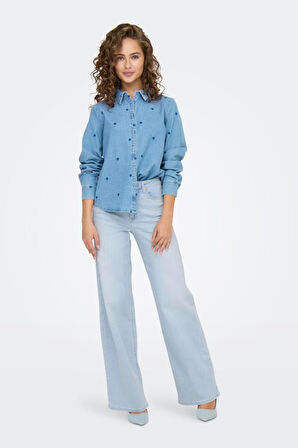 ONLMADISON BLUSH HW WIDE DNM CRO495 NOOS 