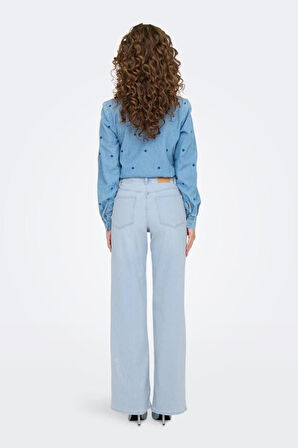ONLMADISON BLUSH HW WIDE DNM CRO495 NOOS 