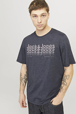 JJTEX TEE SS CREW NECK LACİVERT