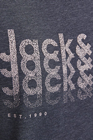 JJTEX TEE SS CREW NECK LACİVERT