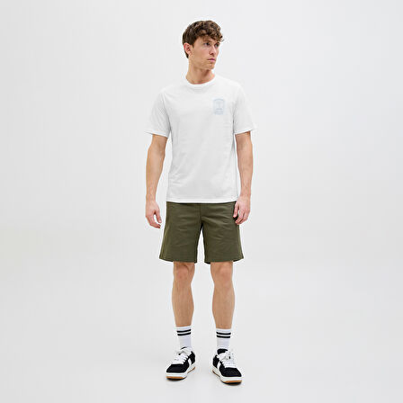 Jack Jones Tişört One Color Summer Crew Neck