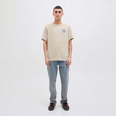 Jack Jones Tişört One Color Summer Crew Neck